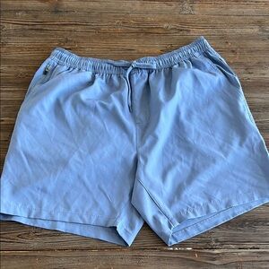 BURNSDIDE Light Blue Casual Shorts